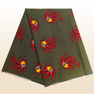 High Quality <strong>Tissu</strong> Wax Twill Fabric Polyester Textile Material African Disperse Twill Fabric - Product Image 4