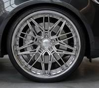 Jantes en alliage d'aluminium forgé 2 pièces, 18-24 pouces, déport de 25 mm, 6061-T6, haute performance, finition argentée, pour berlines de luxe et supercars