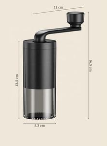 เครื่องบดกาแฟมือ<span class=keywords><strong>หมุน</strong></span>แบบพกพาขนาดเล็ก สำหรับใช้ในบ้าน ใบมีดเซรามิกทรงกรวย ตัวเครื่องทำจากพลาสติก - Product Image 3