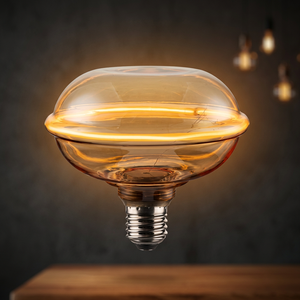 Lampadina LED Decorativa a Filamento G125 UFO O130 E27 4W 1800K 280Lm Angolo di Illuminazione 360° Durata 20000h (F-Bright 2601289) - Product Image 2