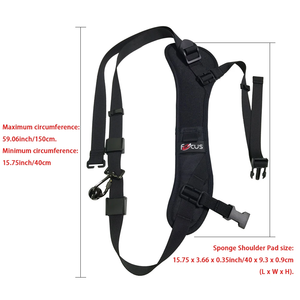 Bán Buôn F1 Logo Cao Cấp Màu Đen Duy Nhất Tùy Chỉnh Máy Ảnh Kỹ Thuật Số Dây Đeo Lưới Độn Dệt Mềm Độn Vai Sling Vành Đai - Product Image 4