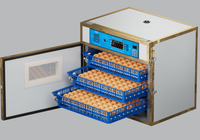Incubateur automatique d'œufs de poulet 140-400 œufs, thermostat intelligent, retournement automatique, équipement d'éclosion pour élevage avicole