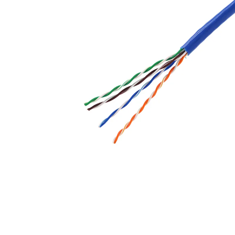 Produttore originale Multi-core filo blu per interni Lan cavo di rete Utp 24AWG Cat5e rivestimento in PVC Patch cavo