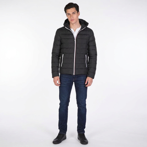 Meilleure veste d'hiver légère en duvet pour homme, couleur personnalisée, nouveau design, veste matelassée personnalisée pour homme avec capuche - Product Image 1