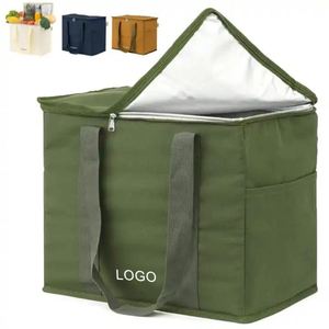 Bolsa Térmica Aislante para Entrega de Alimentos, Reutilizable, de Lona Suave, Personalizable, para Camping y Playa, con Aislamiento de Aluminio, Bolsas Grandes - Product Image 3