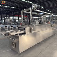 Ligne de production semi-automatique de nouilles instantanées 100KW 220V/380V Machine à fabriquer des nouilles instantanées en acier inoxydable