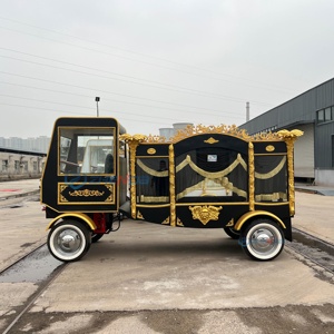 High Quality Factory Customization Vintage Classic Car-style White Funeral Hearse for Transporting Coffins - Product Image 4