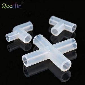 Conector <span class=keywords><strong>T</strong></span> de manguera de silicona de color personalizado Fabricante de juntas de tubo flexible de grado alimenticio - Product Image 4