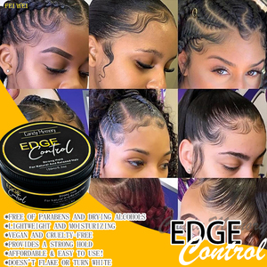 Hữu cơ mạnh mẽ giữ kiểu tóc không bong Màu Đỏ kiểm soát cạnh màu đen cho tóc xoăn và xoăn tùy chỉnh kiểm soát cạnh với logo - Product Image 6