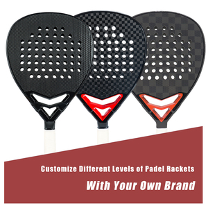 Pala de Pádel de carbono de 18 quilates lista para enviar, pala de Pádel Premium con diamante profesional avanzado con material de red de poliéster - Product Image 6