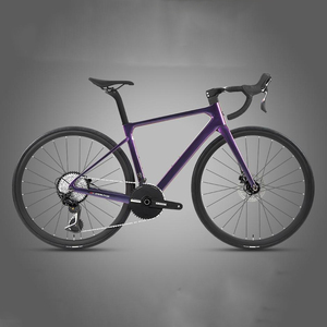 Bicicleta de Carretera de Fibra de Carbono de 13 Velocidades, Nueva, con Llanta de Carbono de 30 mm, Manillar Integrado, Frenos de Disco Hidráulicos, Bicicleta de Carreras <span class=keywords><strong>Elite</strong></span> - Product Image 6
