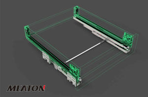 Meaton Factory <strong>Price</strong> Kitchen <strong>Drawer</strong> System Soft-closing Slim Box Slim <strong>Drawer</strong> Box Metabox <strong>Drawer</strong> <strong>Slides</strong> Soft Close - Product Image 6