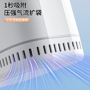 Ouk Trash Can Rectangular Press Type With Lid Large Capacity For Home Indoor Use - Product Image 3