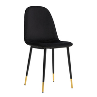 Fauteuils de détente modernes en velours capitonnés pour salon, salle à manger et cuisine - Design contemporain