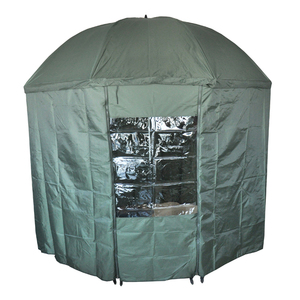 Prix de gros Pêche à la <span class=keywords><strong>carpe</strong></span> en plein air <span class=keywords><strong>Brolly</strong></span> avec côtés Meilleur grand parapluie de pêche de 60 pouces à vendre - Product Image 6