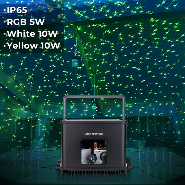 2w Full Color Outdoor Projector Christmas Decorations Star Lights Laser