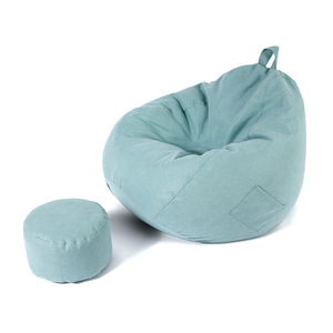 Bolsa de granos en forma de gota suave para adultos, sofá grande perezoso, silla sin relleno - Product Image 6