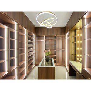 Système d'organisation de vêtements pour dressing avec étagère à chaussures, design moderne et luxueux pour <span class=keywords><strong>chambre</strong></span> principale - Product Image 5