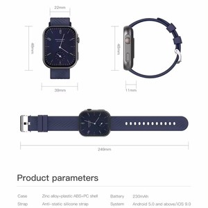 ZL80 2024, Nouvelle Version de Montre Connectée TFT 2.0 Pouces avec Mémoire 230 MAH, Musique Locale, NFC, S9 Ultra Hello <span class=keywords><strong>Watch</strong></span> 3+ Ultra Smartwatch <span class=keywords><strong>Pro</strong></span> - Product Image 6