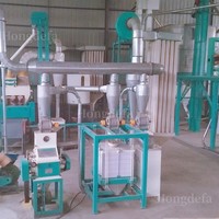 Machine à moudre le maïs 5T/24H pour l'Afrique |   Prix d'une petite usine de mouture de maïs