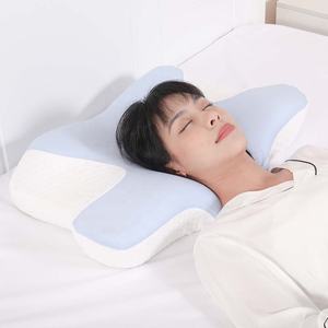 Cuscino <span class=keywords><strong>ortopedico</strong></span> per cuscino traspirante medico terapeutico ergonomico contorno indossabile farfalla Memory Foam cuscino per collo - Product Image 2