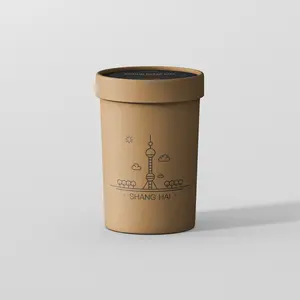 Cylindrical hard printing <b>boxes</b> with lids for gift packaging can be customized according to your needs - Product Image 2