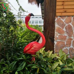 Décoration de parc d'attractions Statue de flamant rose en résine 3D à LED avec lumière pour la décoration de <span class=keywords><strong>paysage</strong></span> de zoo - Product Image 3