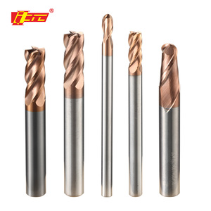 Fresa de Carburo de Tungsteno HRC 45-65 para CNC, Cortador de Fresado con Recubrimiento de TiAIN, Fresas de Acero para CNC, Compatible con OEM/ODM - Product Image 1