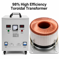 Convertisseur monophasé vers triphasé 40KVA 50KVA 60KVA, transformateur de puissance 220V vers 380V avec bobine toroïdale, certifié CE
