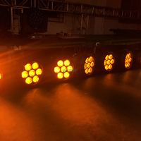 Projecteurs LED Mini Par 64 RGBW 6-en-1 7x18W pour extérieur IP65 DMX512 Ra90 pour DJ, mariages et événements