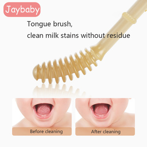 Cepillo de dientes de silicona para recién <span class=keywords><strong>nacido</strong></span>, 1 Juego de cepillo de dientes de silicona nano-plateado para bebé, cuidado dental, 360 grados - Product Image 3