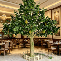 Qing Yuan Künstlicher Durian-Baum Realistische Dornen & Früchte Großhandel Outdoor LED-Lichtbaum Wasserdicht
