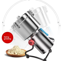 Moulin à Grains Commercial, Broyeur à Poudre d'Épices, Moulin à Café en Acier Inoxydable, Broyeur Électrique Professionnel d'Épices