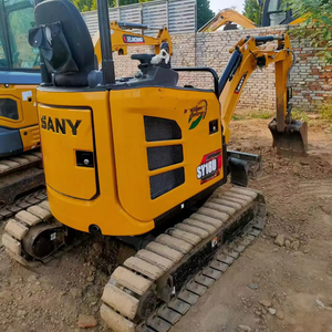 Mini-excavatrice sur chenilles Sany SY18U d'occasion, 1,8 tonne, avec pompe à roulement et engrenage d'origine, modèle 2023, pour travaux agricoles et de construction - Product Image 1