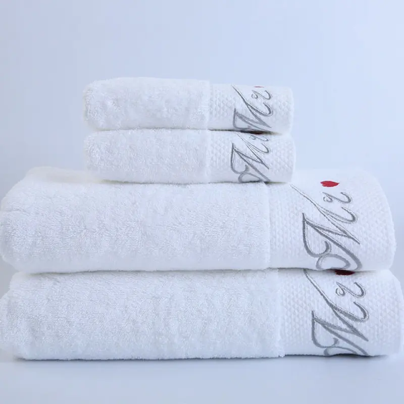 Solid Plain White 800 Gsm Bath Towels 100% Cotton Hotel Drying Towel Towel With Box In Stock