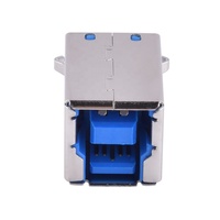 Conector USB 3.0 Tipo-B Hembra de 9 Pines para Montaje en PCB para Impresora