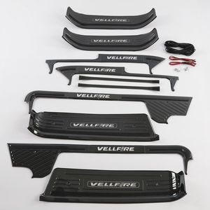 WZXD - Protectores de Umbral de Puerta LED para Automóvil, Acero Inoxidable, Accesorios Exteriores 2024 - Product Image 3