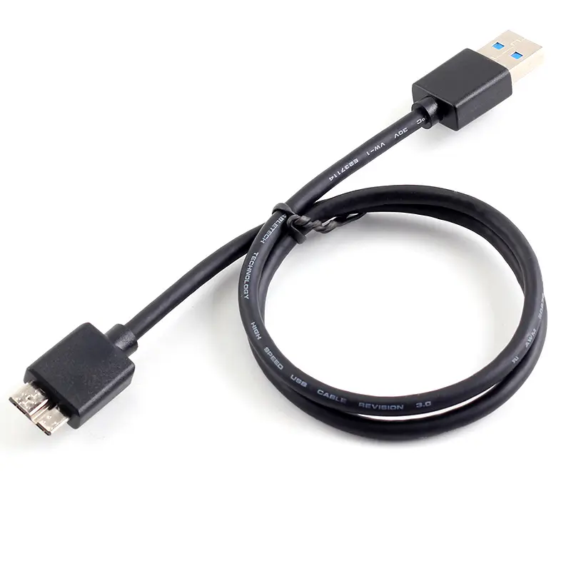 Hızlı şarj ve veri USB 3.0 A erkek mikro USB B uzatma kablosu kablosu harici sabit disk kamera