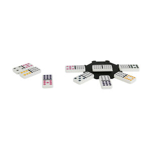 Juego de Dominó de Colores con 28/55/91 Piezas, OEM ODM al por Mayor, Juego de Mesa de Dominó Clásico de Plástico para Niños, Adultos, Fiestas Familiares, Viajes y Juego - Product Image 2