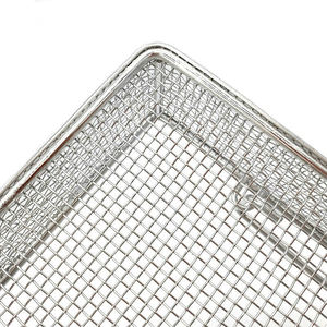 Baki Kawat Baja Tahan Karat 304 316 <span class=keywords><strong>Food</strong></span> Grade Ukuran Khusus, Berlubang, Dilas, untuk Industri Pemanggangan dan Pengeringan - Product Image 3