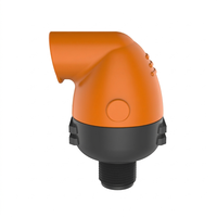 Vanne de purge cinétique de type K DN20 DN25 3/4" 1" à filetage mâle en plastique pour pipeline d'irrigation goutte à goutte agricole