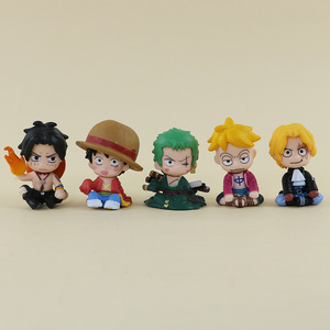 10 unids/set niño 0ne pieza <span class=keywords><strong>Luffy</strong></span> <span class=keywords><strong>Zoro</strong></span> Nami Ace <span class=keywords><strong>Sanji</strong></span> Anime figura misterio caja ciega juguete Catcher Gachapon huevo caja juego premios Juguetes - Product Image 3