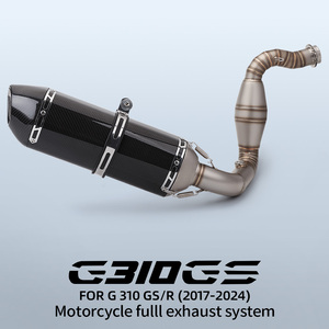 Tubo de enlace medio completo deslizante de escape de motocicleta de acero inoxidable de 51mm para G310GS <span class=keywords><strong>G310R</strong></span> todos los años nueva condición - Product Image 2