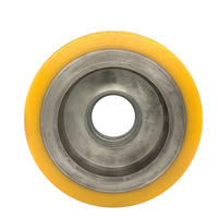 Longue durée de vie, 250x80 mm, pièce de chariot élévateur LINDE / numéro de pièce. Roue de charge en polyuréthane solide 0009933852