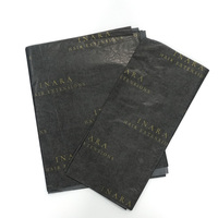 Papel tisú con logotipo de empresa de marca dorada al por mayor de alta calidad, papel de embalaje personalizado, papel de regalo con logotipo impreso