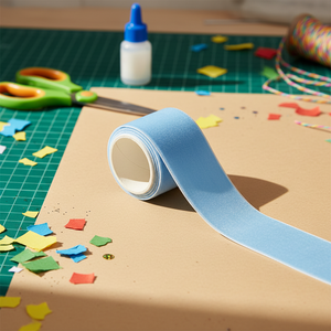 ริบบิ้นกำมะหยี่โพลีเอสเตอร์คุณภาพสูง 50 หลา แบบสองหน้า/หน้าเดียว สีแดงไวน์ พรีเมียม เป็นมิตรกับสิ่งแวดล้อม เหมาะสำหรับห่อของขวัญวันเกิด - Product Image 3