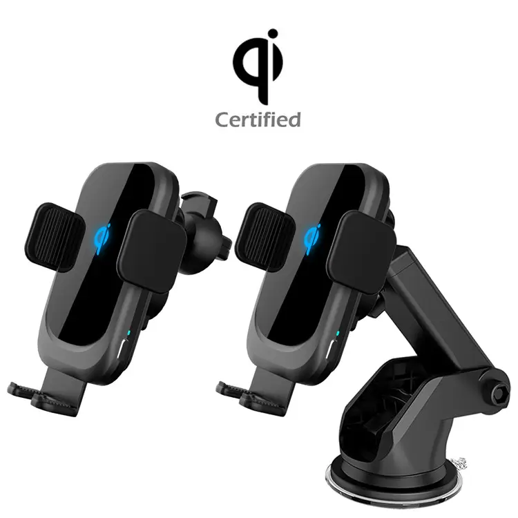 QI KC 15w wireless caricabatteria da auto supporto mobile supporto cd mount caricatore senza fili di migliore qualità senza fili del caricatore del telefono di montaggio fabbrica