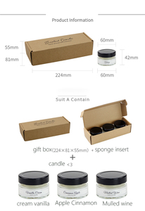 <span class=keywords><strong>Candele</strong></span> <span class=keywords><strong>Profumate</strong></span> in Vetro Mini Personalizzate con Logo Fragranza per la Casa in Cera di Soia di Lusso a Lunga Durata Aromaterapia - Product Image 2