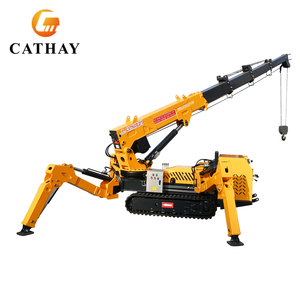 Minigrúa Araña Móvil de 3, 5 y 8 Toneladas, Elevador Eléctrico/Diésel con Canasta para Personal, Altura de Trabajo de 10.8m y 15m - Product Image 1