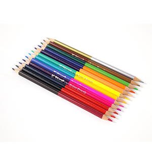 Juego de <span class=keywords><strong>24</strong></span> lápices de colores al óleo profesionales de doble punta, de madera. - Product Image 4